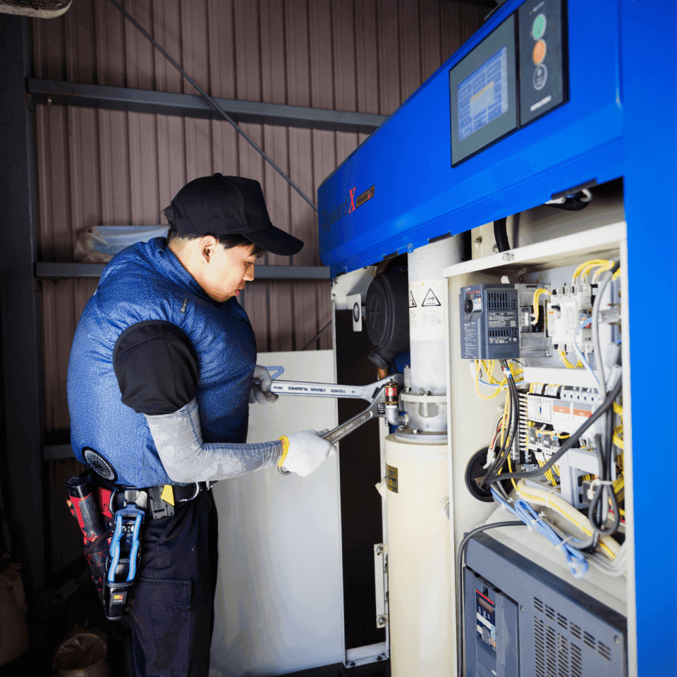 エアーコンプレッサーの導入一貫サポート